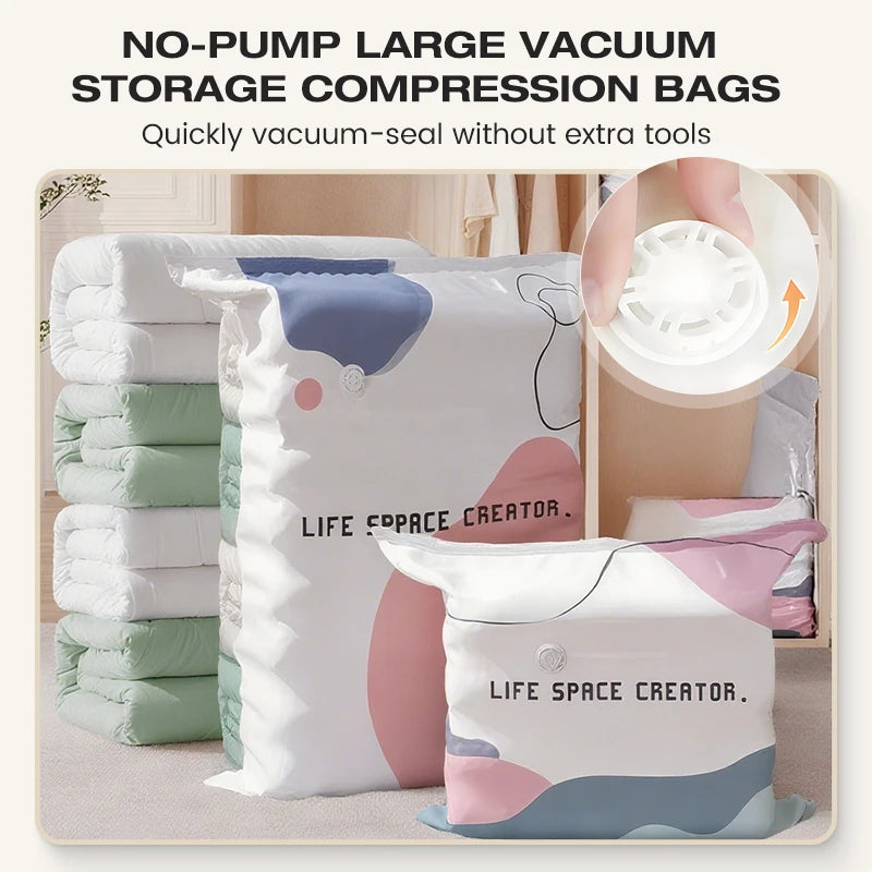 Large Vacuum Storage Compression Bags