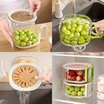 Double Layer Foldable Fruit Strainer