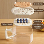 Double Layer Foldable Fruit Strainer