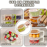 Double Layer Foldable Fruit Strainer