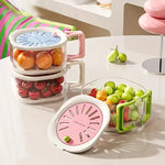 Double Layer Foldable Fruit Strainer