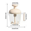 Manual Press Handheld Egg Beater
