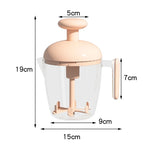 Manual Press Handheld Egg Beater