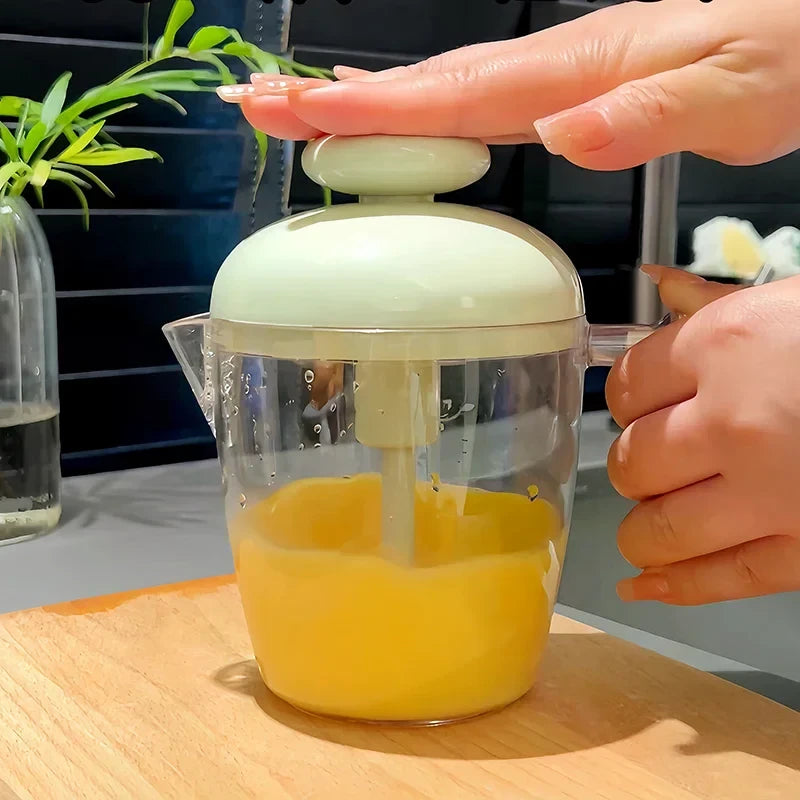 Manual Press Handheld Egg Beater