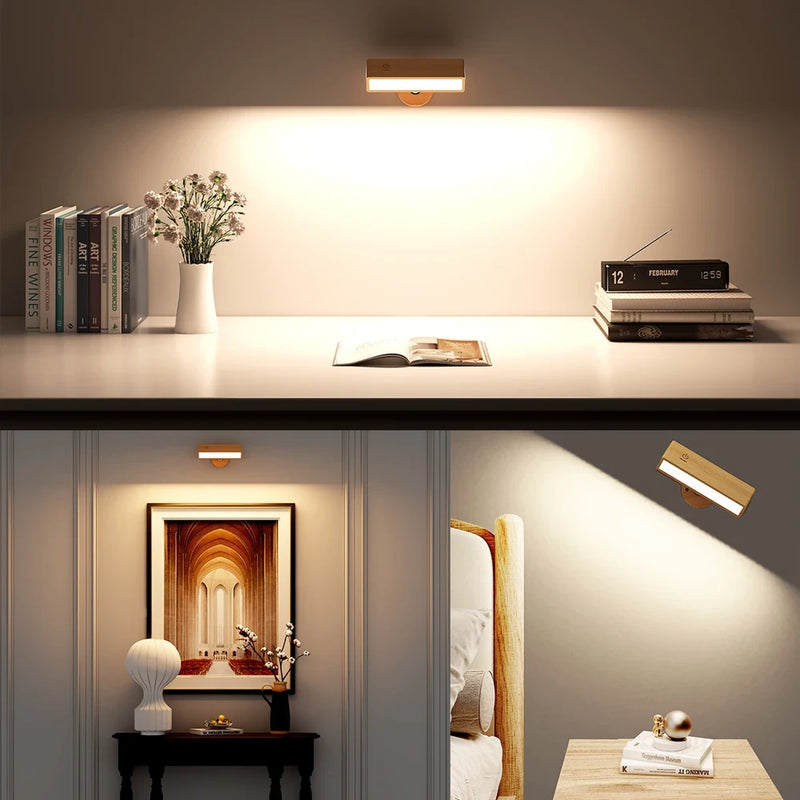 Nordic Wood Wall Lamp