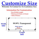 Transparent PVC Balcony Rainproof Tarpaulin Fence
