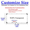 Transparent PVC Balcony Rainproof Tarpaulin Fence