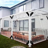 Transparent PVC Balcony Rainproof Tarpaulin Fence
