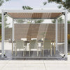 Transparent PVC Balcony Rainproof Tarpaulin Fence