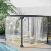 Transparent PVC Balcony Rainproof Tarpaulin Fence