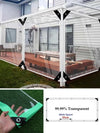 Transparent PVC Balcony Rainproof Tarpaulin Fence