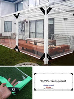 Transparent PVC Balcony Rainproof Tarpaulin Fence