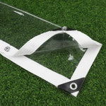 Transparent PVC Balcony Rainproof Tarpaulin Fence