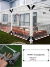 Transparent PVC Balcony Rainproof Tarpaulin Fence