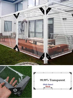 Transparent PVC Balcony Rainproof Tarpaulin Fence