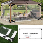 Transparent PVC Balcony Rainproof Tarpaulin Fence