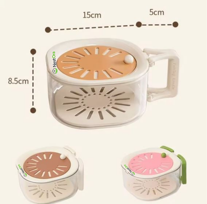 Nestora™ 2-in-1 Foldable Fruit & Veg Strainer