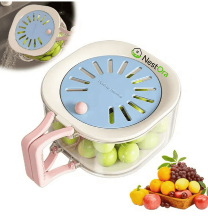 Nestora™ 2-in-1 Foldable Fruit & Veg Strainer